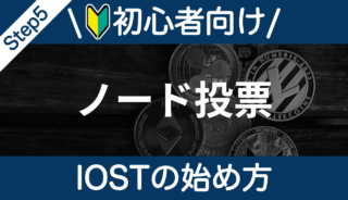 【IOSTの始め方】Step5：ノード投票をしてIOSTを増やそう！